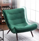 كرسي استرخاء مع مسند قدم فاخر