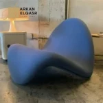طاولة طعام رخام مستطيلة فخمة