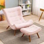 كرسي استرخاء مع مسند قدم فاخر