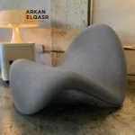 طاولة طعام رخام مستطيلة فخمة