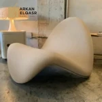 طاولة طعام رخام مستطيلة فخمة
