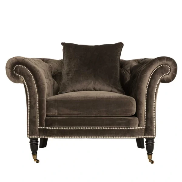 كرسي مفرد بذراعين فاخر