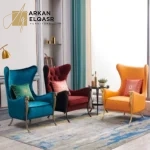 كرسي مفرد بتصميم ملكي