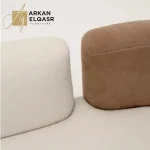 كنب مودرن بلونين مختلفين
