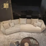 كنب مودرن بتصميم منحني