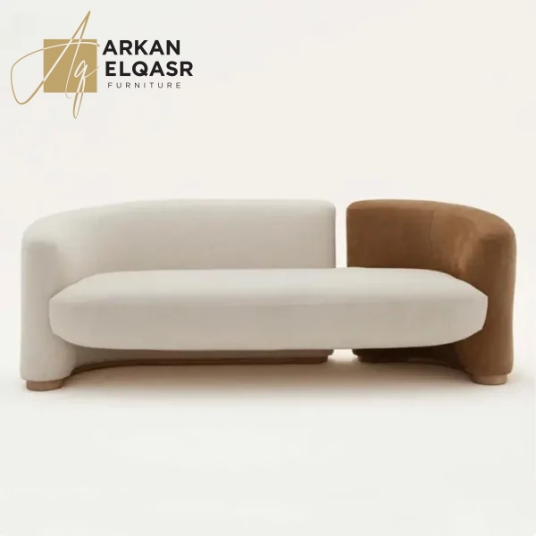 كنب مودرن بلونين مختلفين