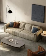 ⁦كنب جلد مودرن من تصميم ايطالي⁩ - الصورة ⁦3⁩