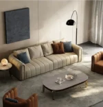 ⁦كنب جلد مودرن من تصميم ايطالي⁩ - الصورة ⁦6⁩