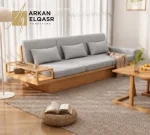 كنب خشب مودرن بتصميم اوروبي