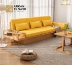 كنب خشب مودرن بتصميم اوروبي