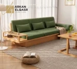 كنب خشب مودرن بتصميم اوروبي
