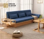 كنب خشب مودرن بتصميم اوروبي