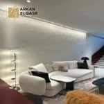 كنب زاوية مودرن علي الطراز الايطالي