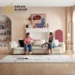 كنب زاوية مودرن علي الطراز الايطالي