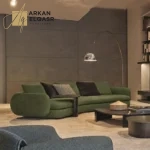 كنب زاوية مودرن علي الطراز الايطالي