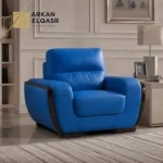 كنب مودرن من جلد بعدة مقاسات