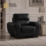 كنب مودرن من جلد بعدة مقاسات