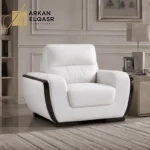 كنب مودرن من جلد بعدة مقاسات