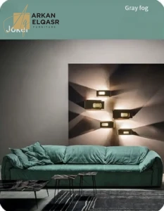 كنب مودرن مخملي من تصميم بروك