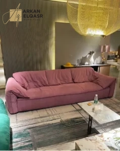 كنب مودرن مخملي من تصميم بروك