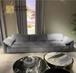 كنب مودرن مخملي من تصميم بروك