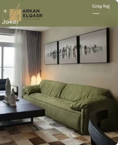 كنب مودرن مخملي من تصميم بروك