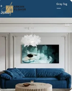 كنب مودرن مخملي من تصميم بروك