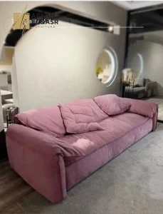 كنب مودرن مخملي من تصميم بروك