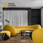 كنب مودرن منحني