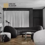 كنب مودرن منحني