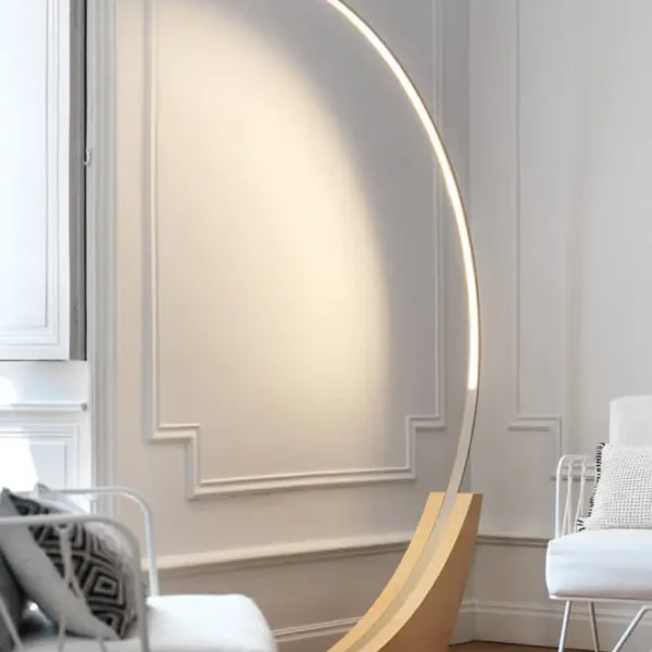 مصباح ليد علي شكل قمر مودرن