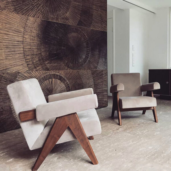 كرسي مفرد بتصميم مميز