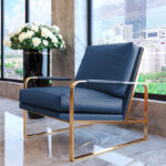 ⁦كرسي مفرد من تصميم بسيط⁩ - الصورة ⁦5⁩