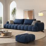 ⁦كنب موردن جلد تصميم مميز⁩ - الصورة ⁦4⁩