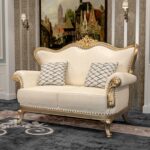 ⁦طقم كنب كلاسيكي علي الطراز الملكي⁩ - الصورة ⁦2⁩