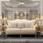 ⁦طقم كنب كلاسيكي علي الطراز الملكي⁩ - الصورة ⁦4⁩