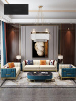 ⁦طقم كنب مودرن بتصميم ايطالي⁩ - الصورة ⁦3⁩