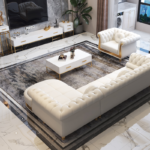 ⁦كنب زاوية بتصميم امريكي حديث⁩ - الصورة ⁦4⁩