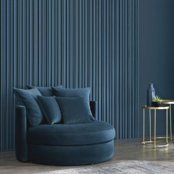 كرسي مفرد مودرن بتصميم دائري