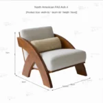 ⁦كرسي مفرد مودرن مميز⁩ - الصورة ⁦5⁩