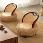 كرسي مفرد بتصميم دائري