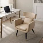 كرسي مفرد جلد بسيط