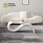 كنب مودرن منحني من تصميم فخم