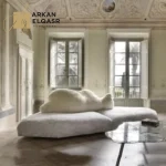 كنب زاوية مودرن بتصميم سحابي