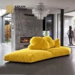 كنب زاوية مودرن بتصميم سحابي