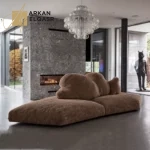 كنب زاوية مودرن بتصميم سحابي