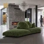 كنب زاوية مودرن بتصميم سحابي