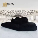 كنب زاوية مودرن بتصميم سحابي