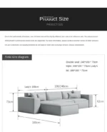 ⁦كنب زاوية مودرن عصري⁩ - الصورة ⁦6⁩