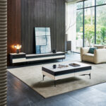 ⁦طقم طاولات بيضاء بتصميم عصري⁩ - الصورة ⁦2⁩